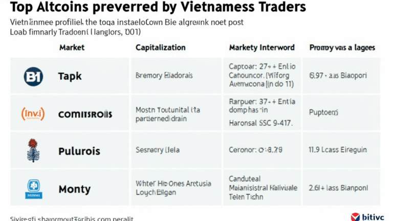 Top Altcoins for Vietnam Traders: A Comprehensive Guide